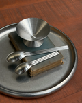 Round Steel Tray 300 - Stonewashed