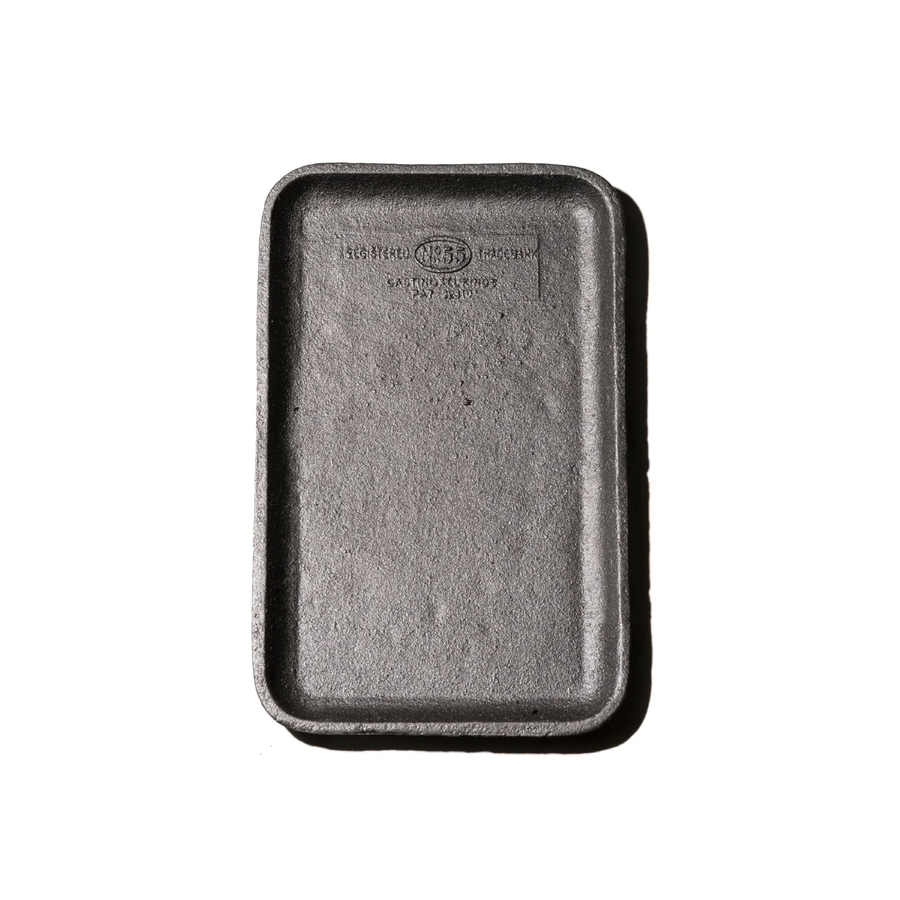 Puebco Cast Iron Tray in natural raw iron finish for keys and coins, at JUJUHOME London