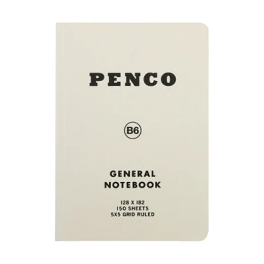 Hightide Penco - Soft PP Notebook B6 | White