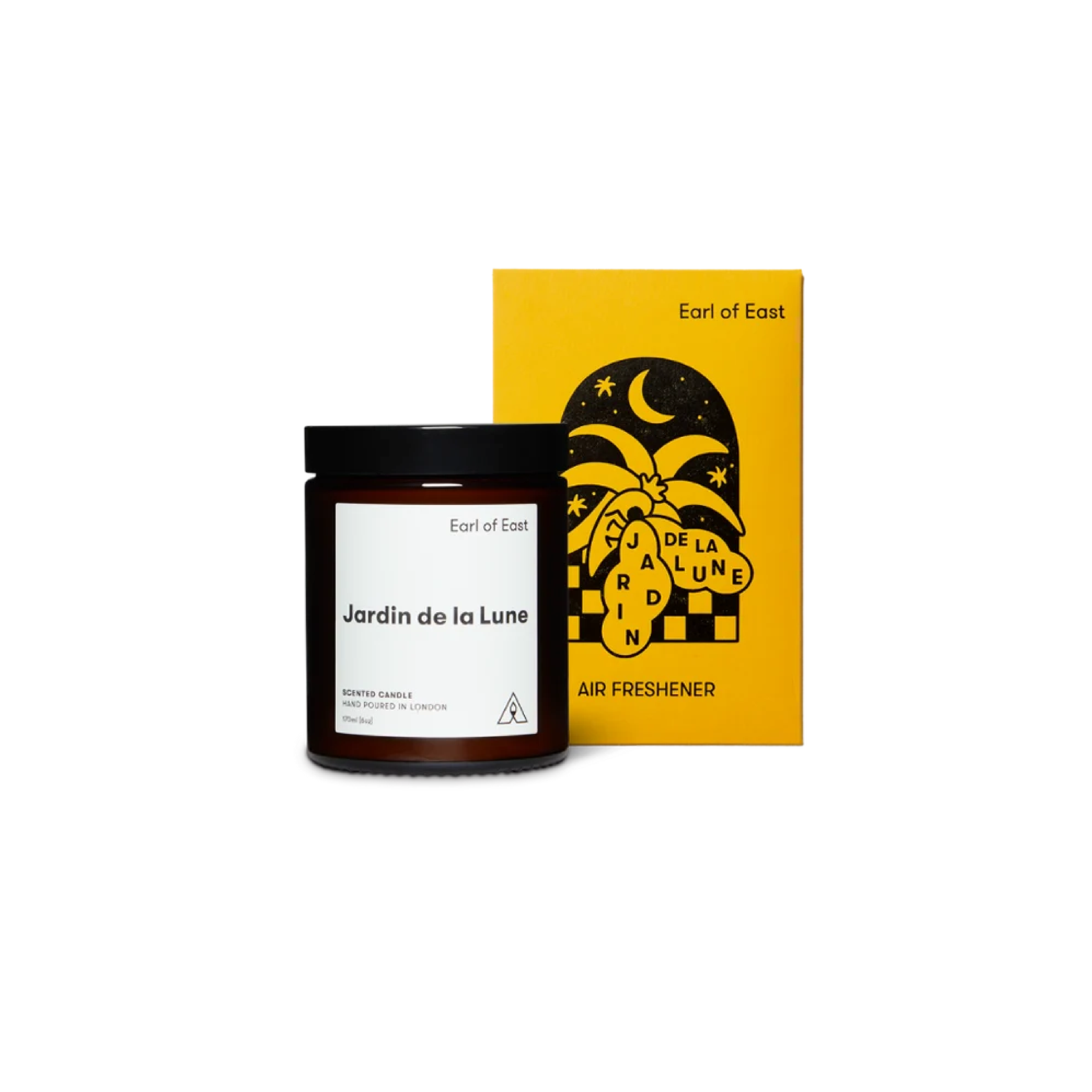 Earl of East Jardin de la Lune set — 170ml soy wax candle with matching air freshener