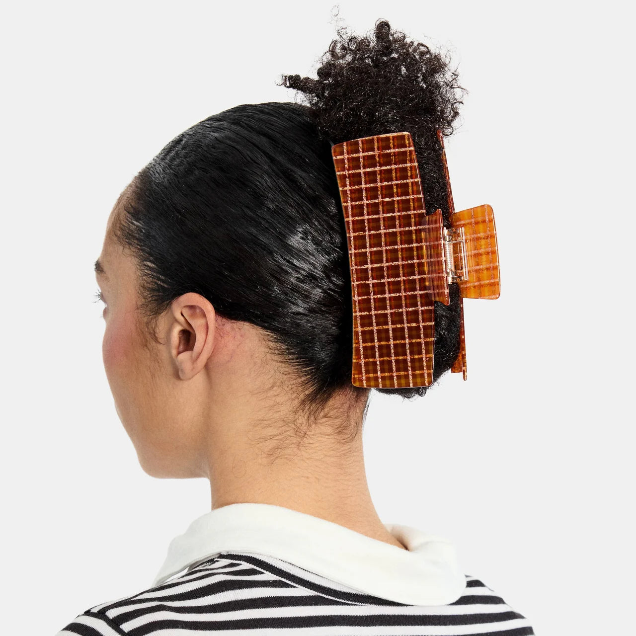 Chunks - Jumbo Box Claw | Caramel Plaid