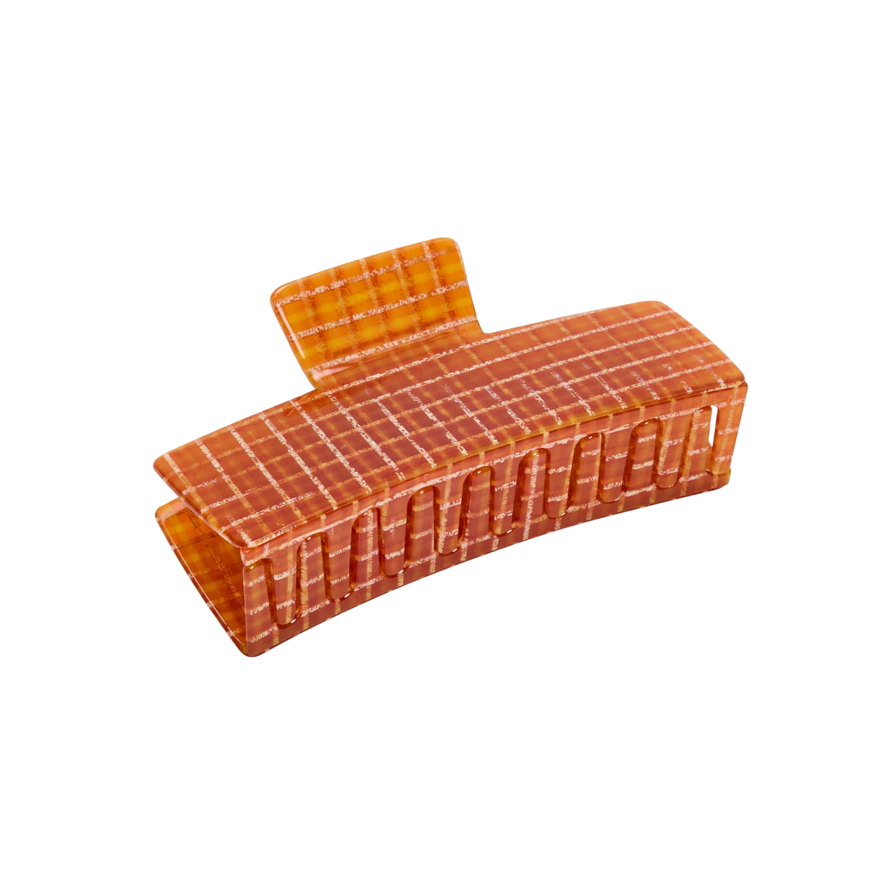 Chunks - Jumbo Box Claw | Caramel Plaid