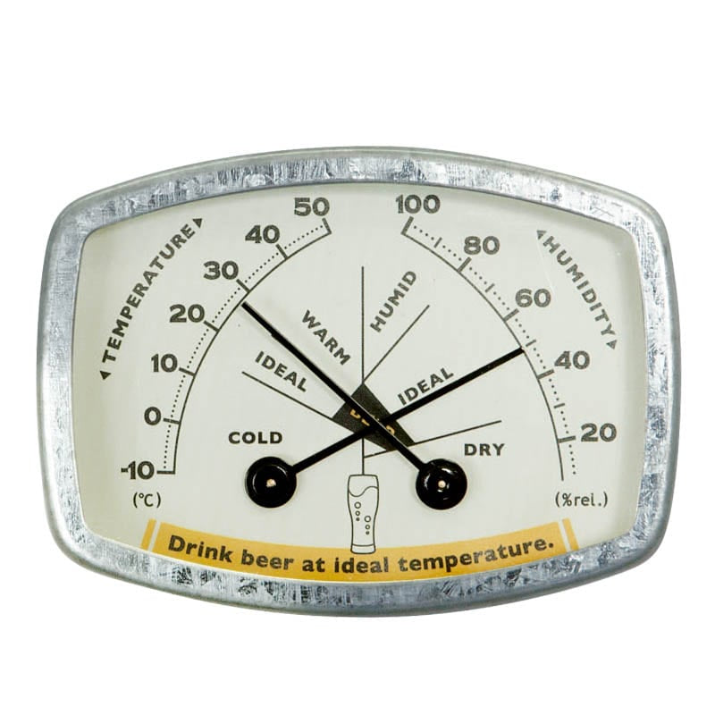 Dulton Thermo-Hygrometer Beer – detail