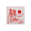 Archivist illustrated safety matches in a cowboy print box
