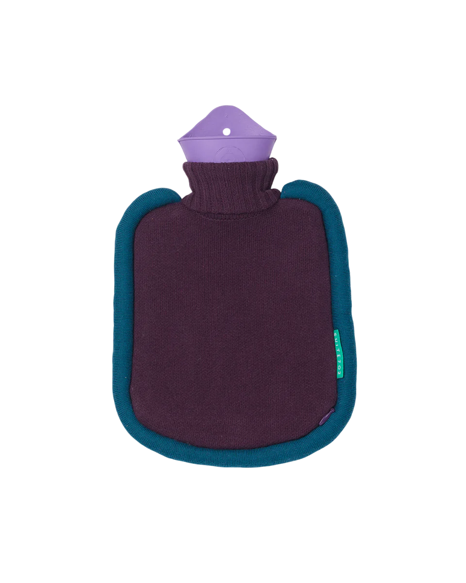 Suite 702 - Mini Bumper Hot Water Bottle | Eggplant