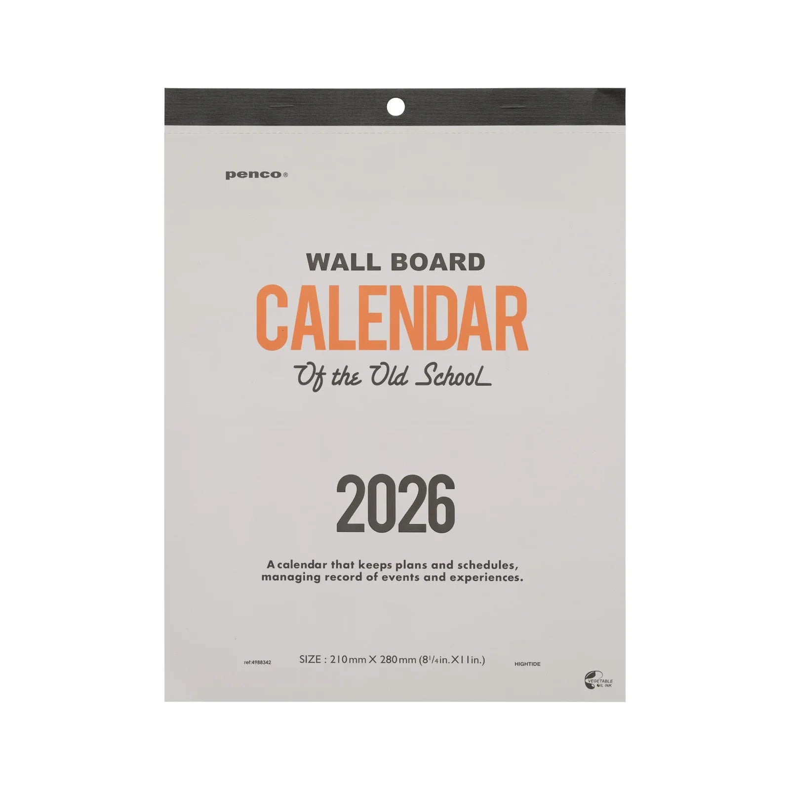 Hightide Penco - 2026 Wall Calendar A4