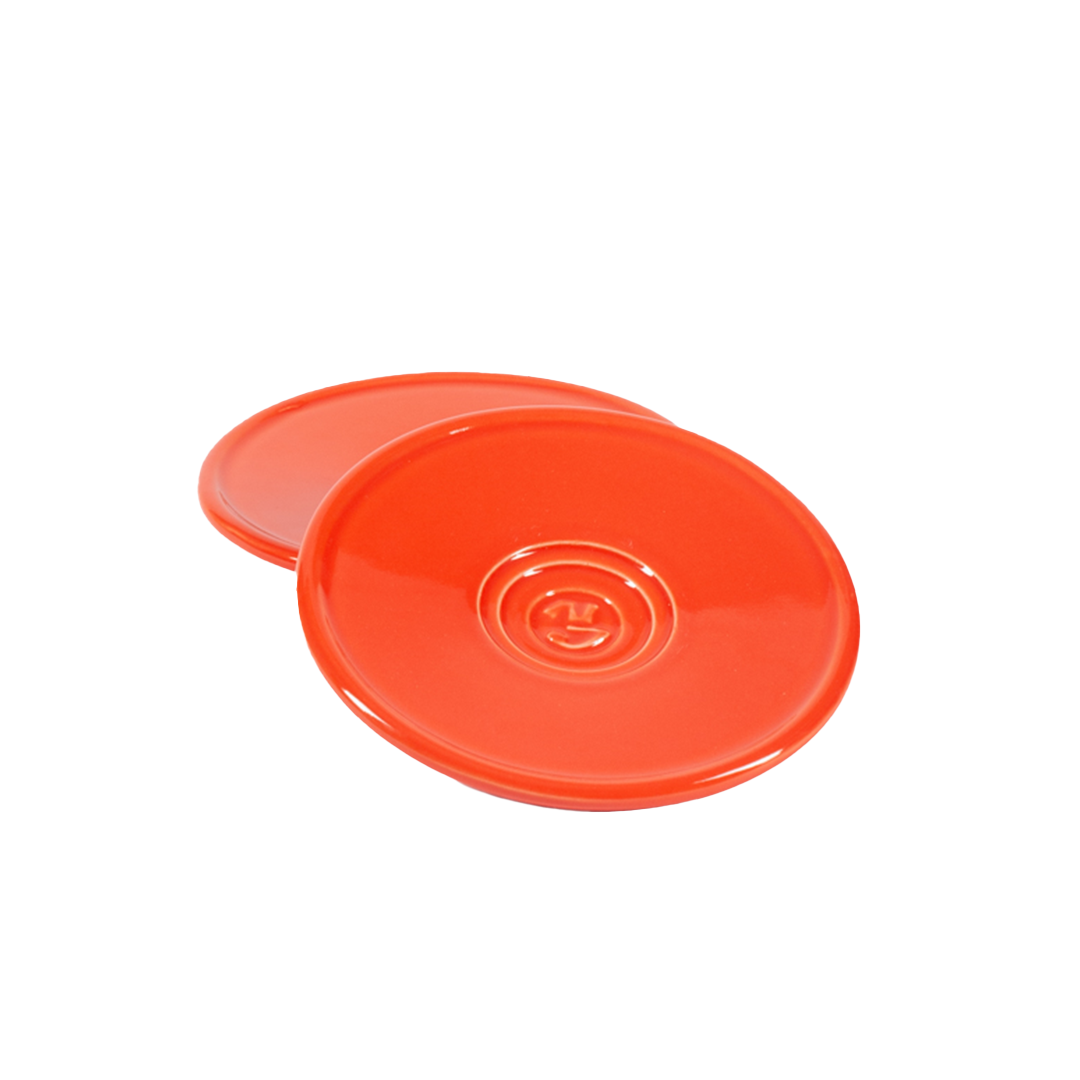 Kantine Saucer Set - Red x Freja Wewer