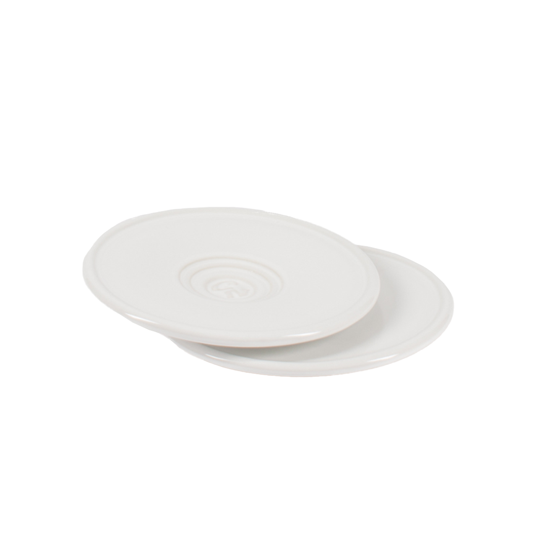Kantine Saucer Set - White