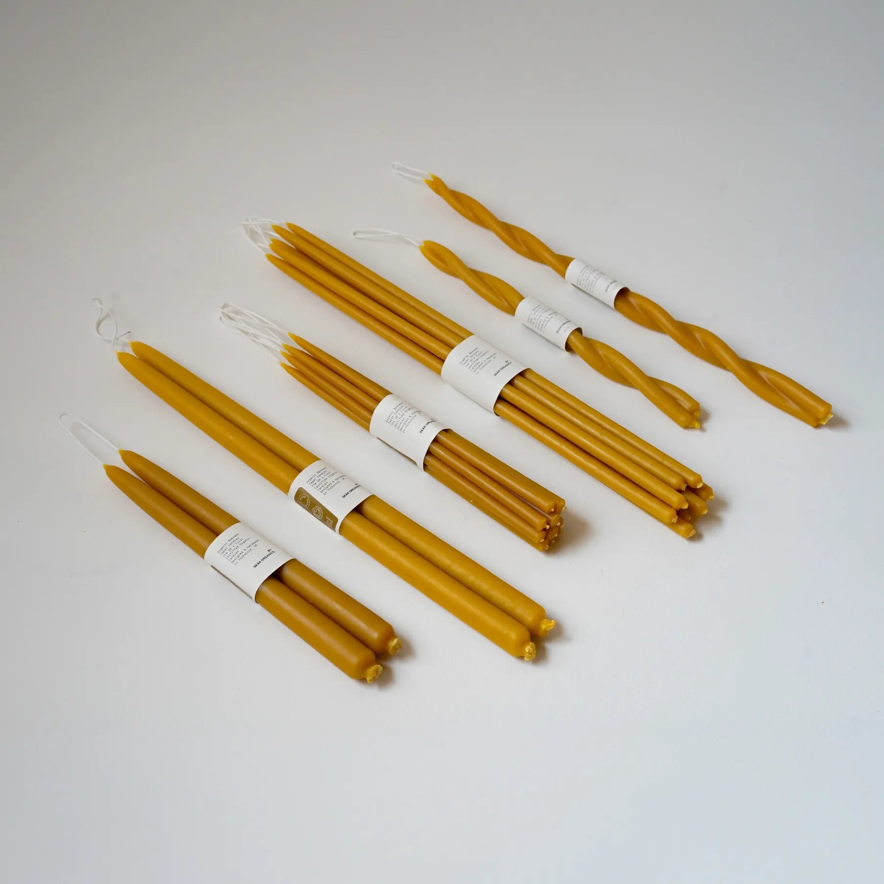 Skär Organics - Beewax X Hand Dipped Candles | Natural