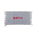 Handloomed Recycled Yarn Bath Mat – Light Grey
