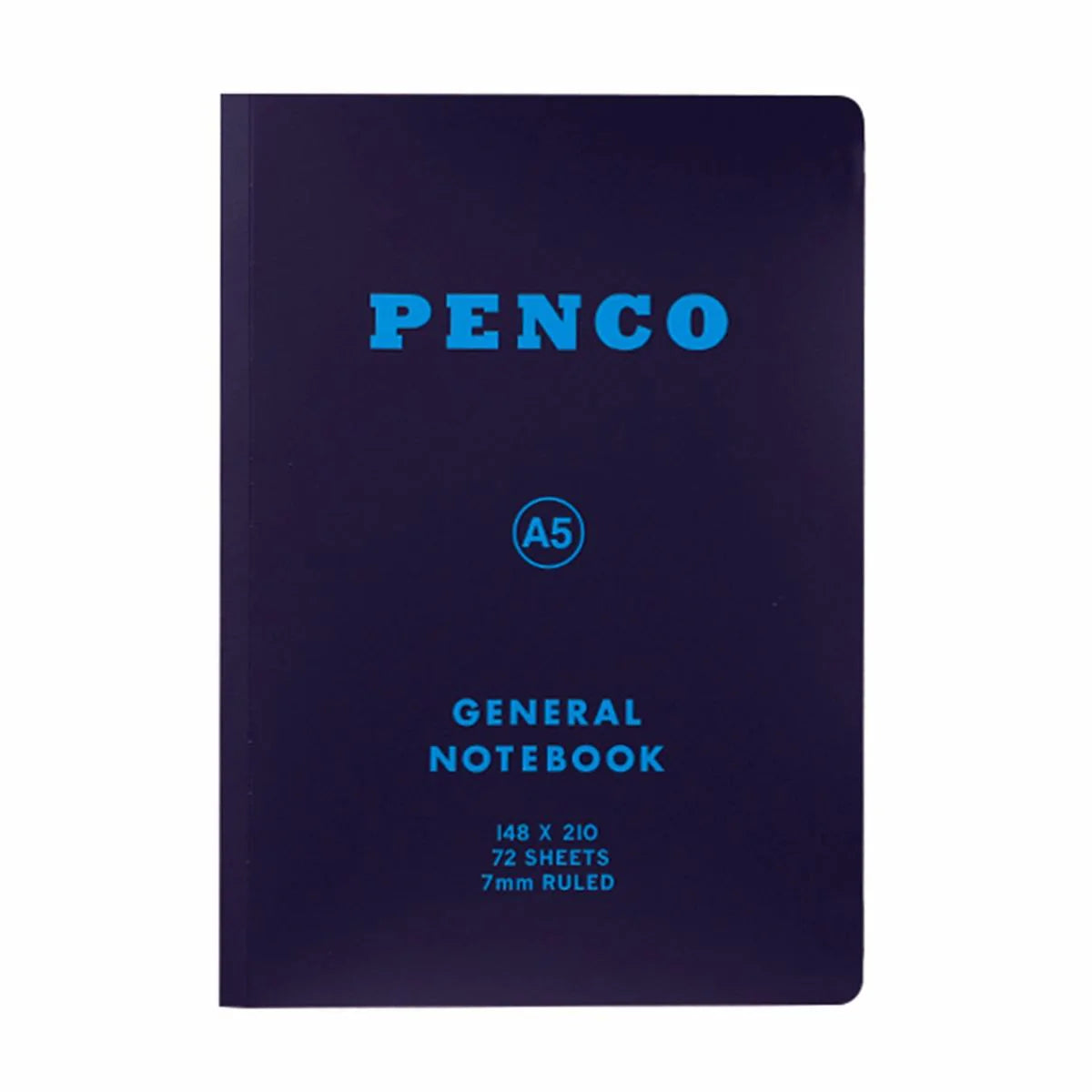 Hightide Penco - Soft PP Notebook Ruled A5 | Navy