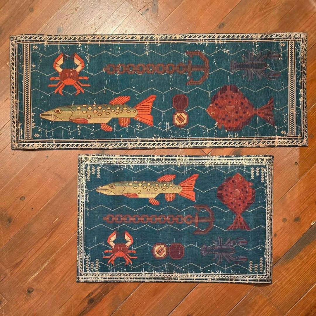 Dulton Long Mat Fishes – detail