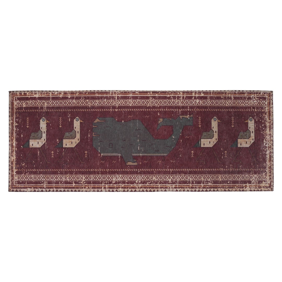 Dulton Long Mat Whale & Gulls