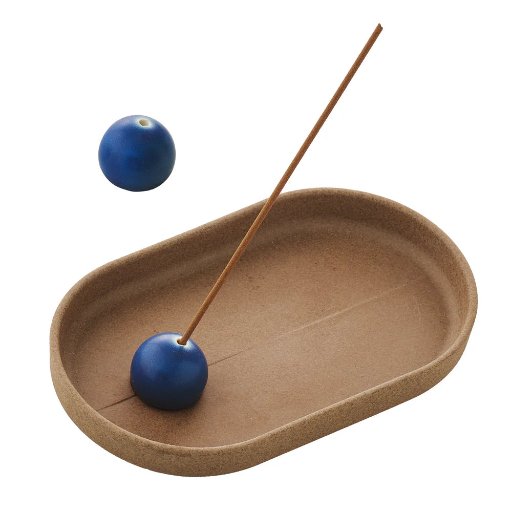 Incense Holder - Sandstone Blue