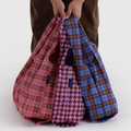 Check mix Baggu Standard Bags, set of three reusable bags