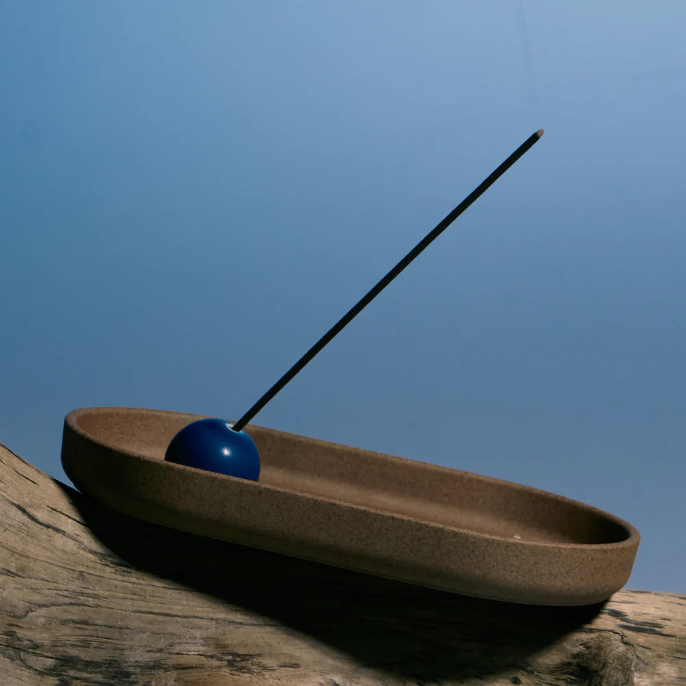 Incense Holder - Sandstone Blue