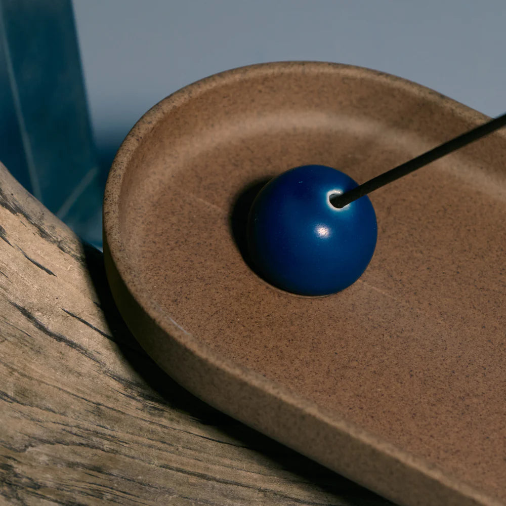 Incense Holder - Sandstone Blue