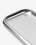 Small Steel Serving Tray – Brushed