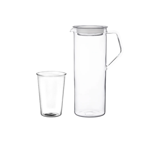 KINTO Cast Table Set — 1.2L water jug with four 430ml glasses