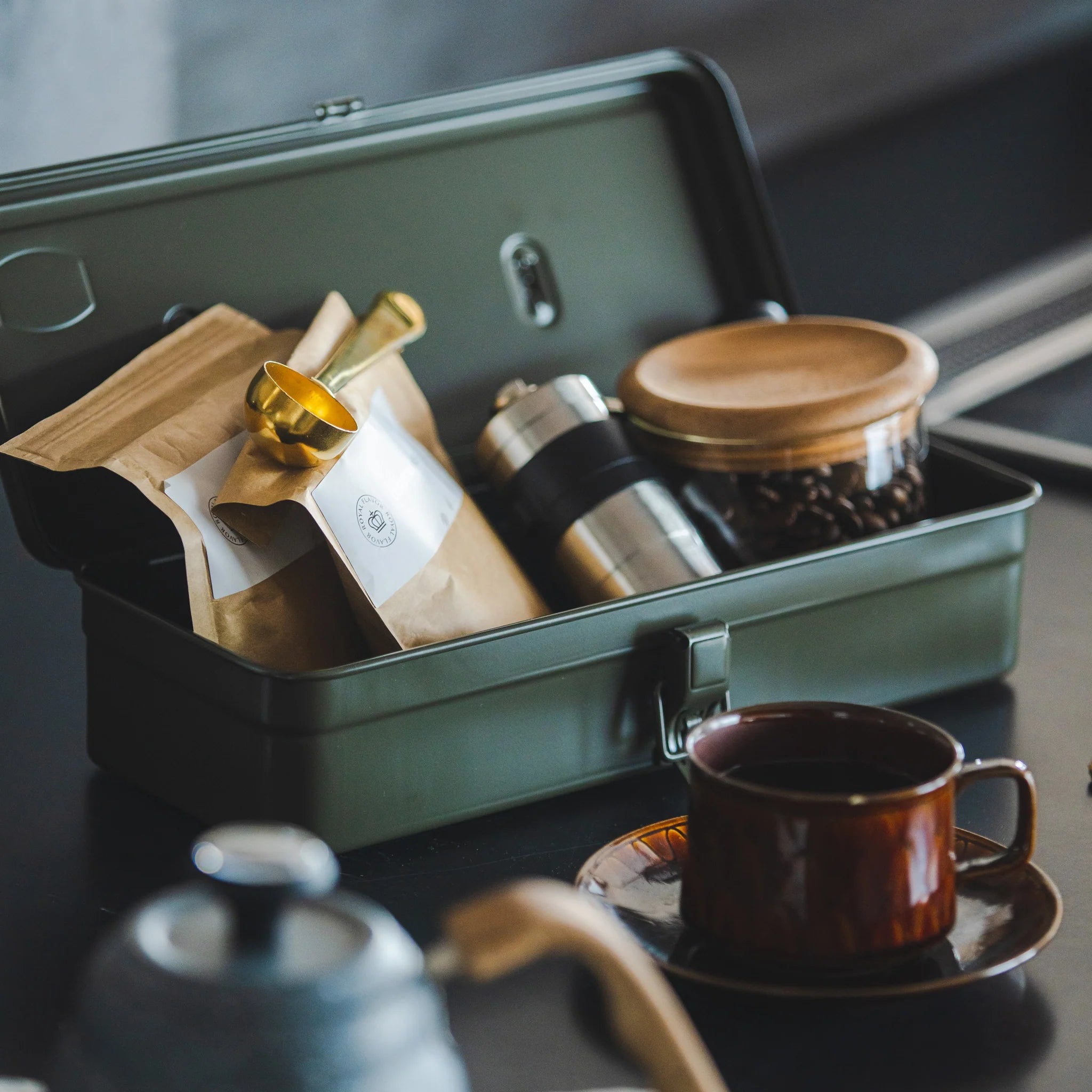 Trunk Shape Toolbox T-320 - Military Green