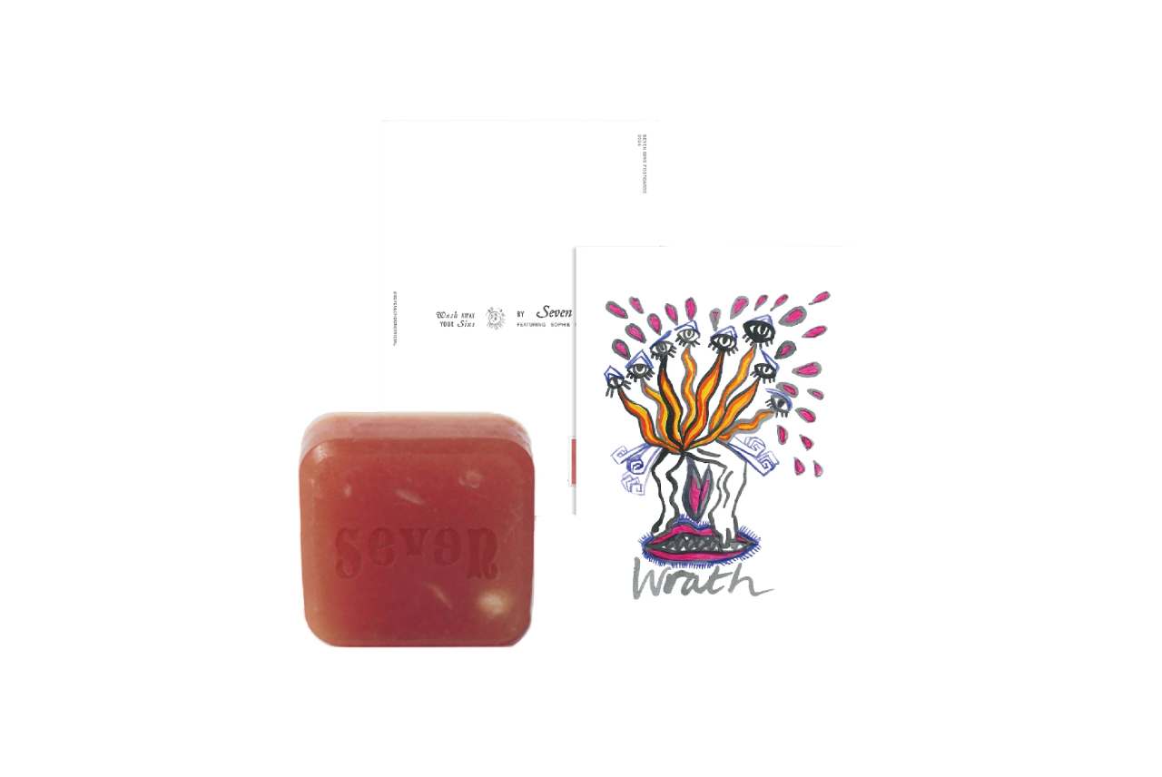 Seven Soap - #04 'Wrath' (Cedarwood, Petit Grain)