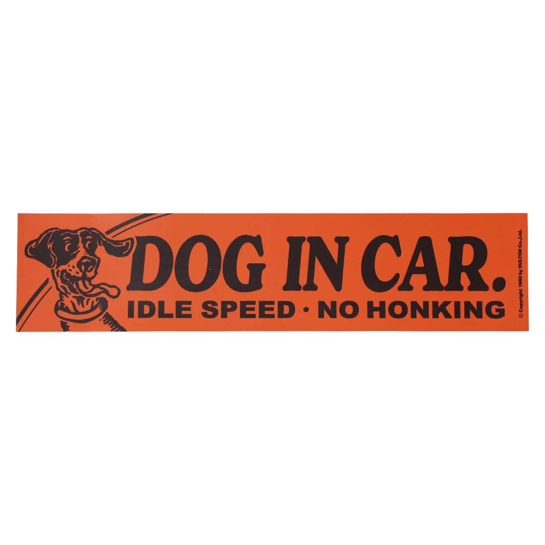 Dulton Car Message Magnet Dog In Car