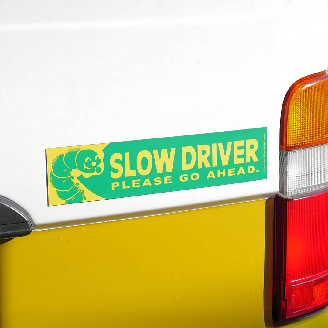 Dulton Car Message Magnet Slow Driver – detail
