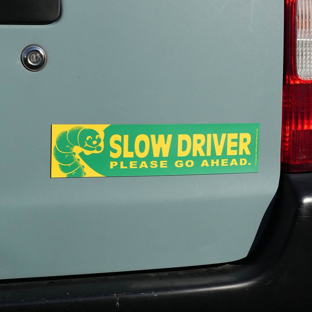 Dulton Car Message Magnet Slow Driver – detail